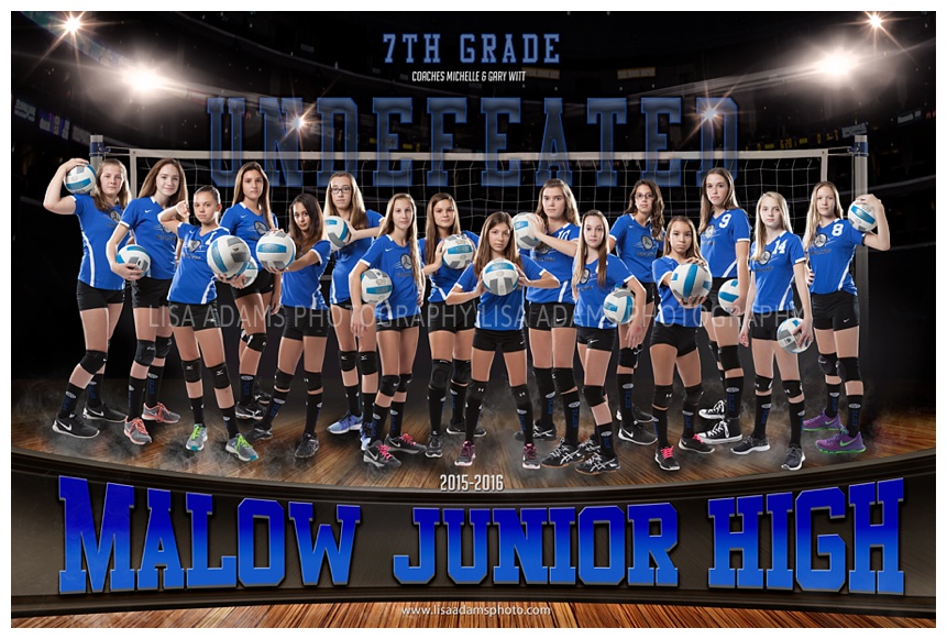 Congratulations Malow Junior High Girls Volleyball Team!!! {Malow
