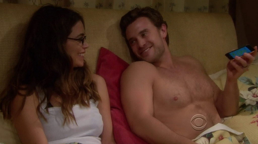 Billy Miller Shirtless in the Young and the Restless 20111227.
