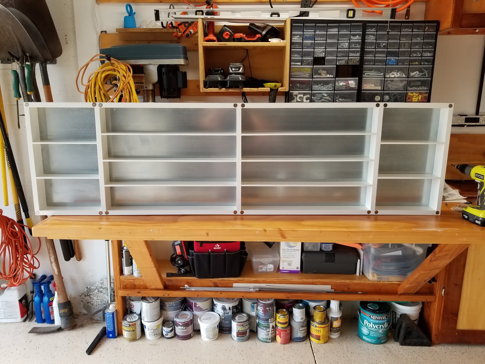 DIY Projects Shot Glass Display Case