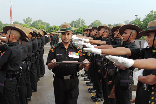 Passing Out Parade of 216 new recruits held at 58 Gorkha Training Centre