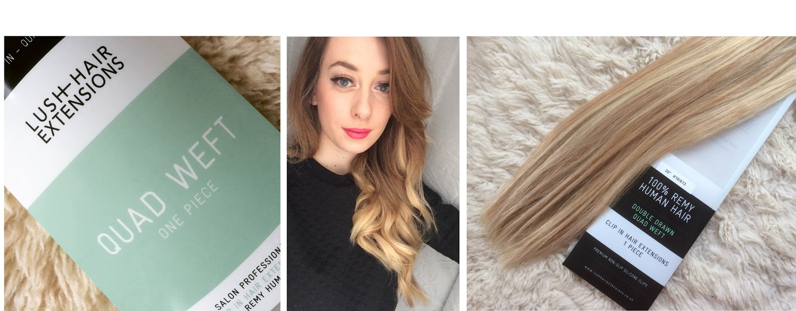 Lush Hair Extensions Quad Weft Review MAKE me UP Bloglovin’