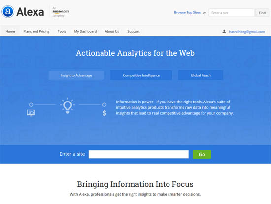 Kod HTML Pasang Widget Alexa Cara Pasang Widget Alexa dalam Blog