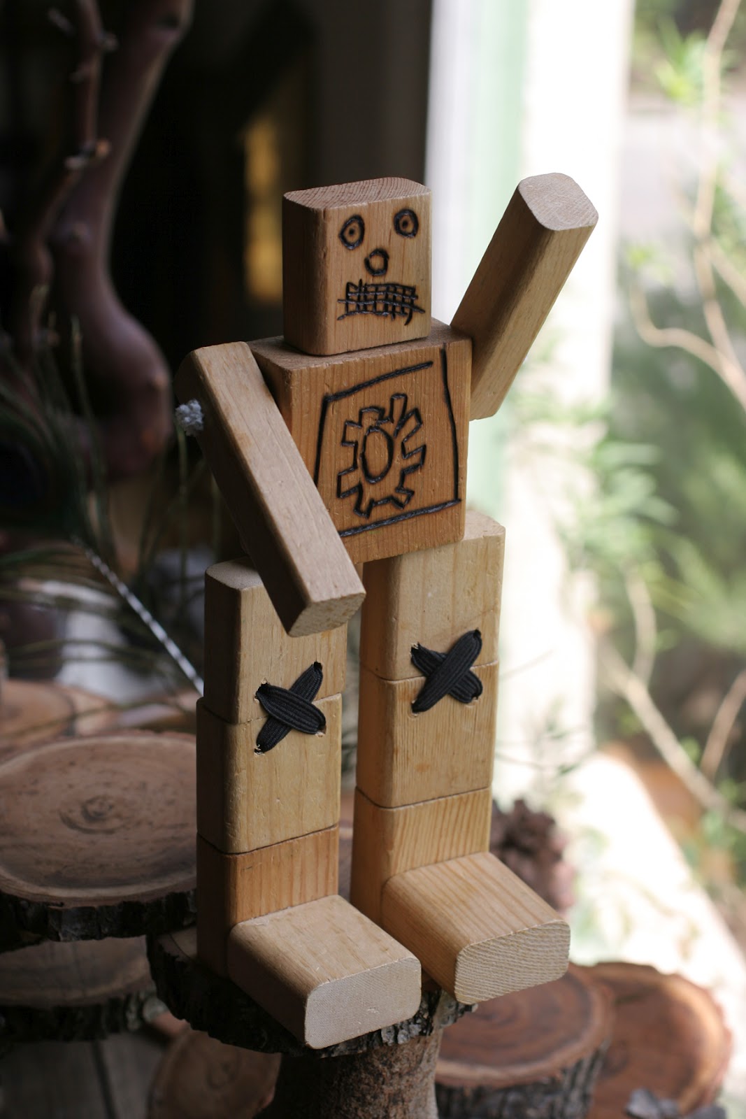 Wooden robot project