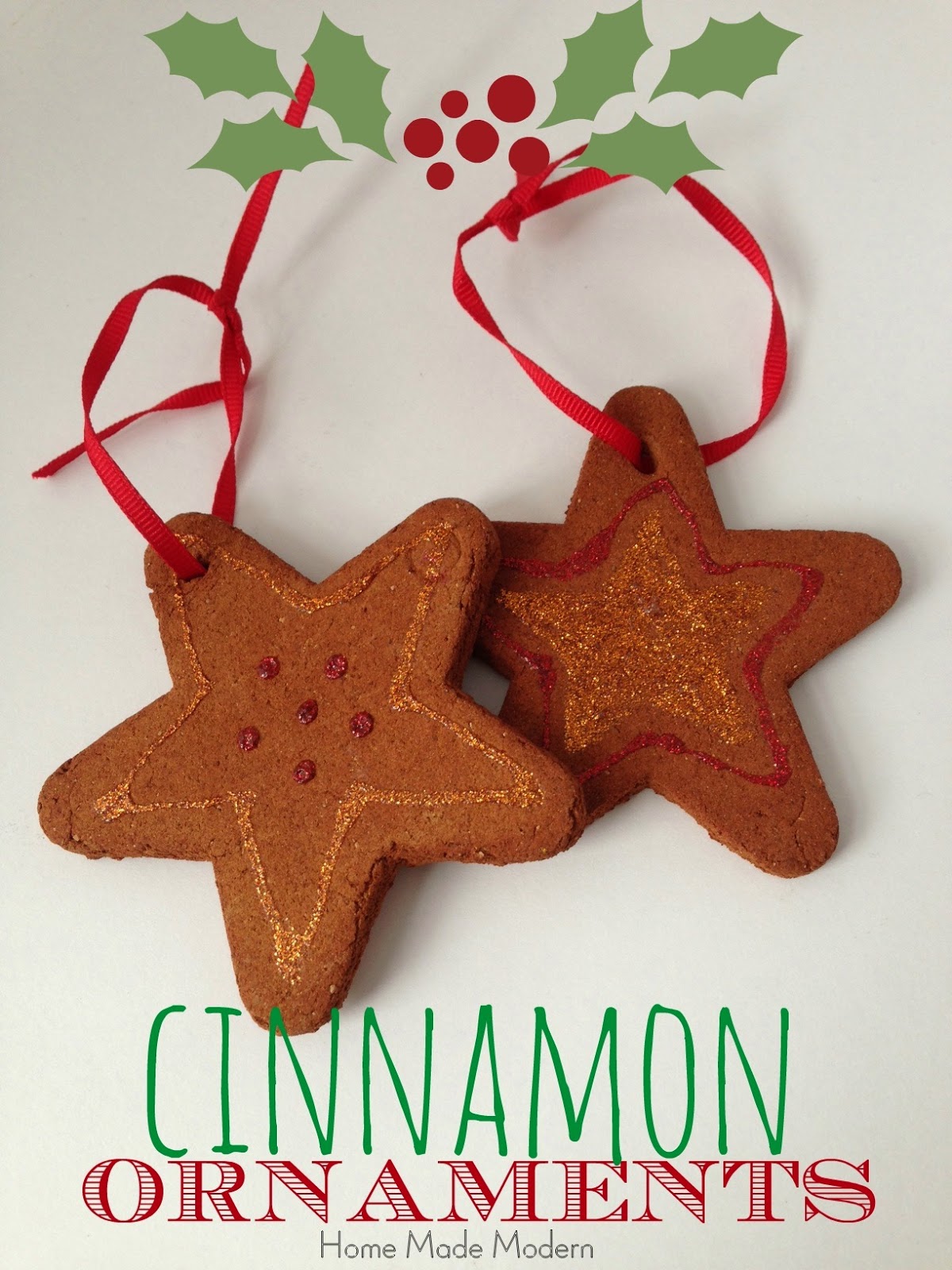 Home Made Modern Cinnamon Ornaments