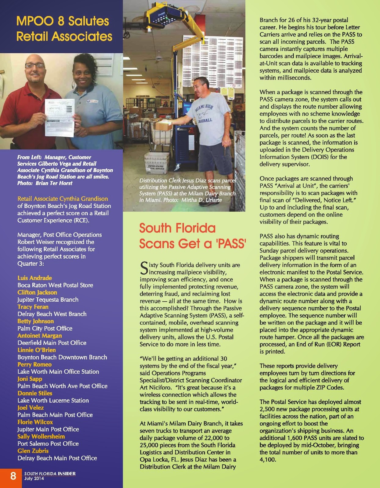 south florida postal blog pass out flyer in florida
