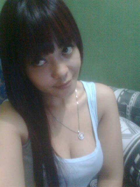 Indrya Cewek abg Facebook ingin pamer susu masih malu malu.