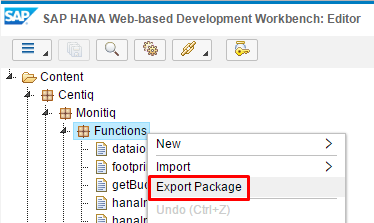 Transferring Eclipse Project Artifacts between HANA systems using Web IDE w/b Editor Transferring Eclipse Project Artifacts between HANA systems using Web IDE w/b Editor
