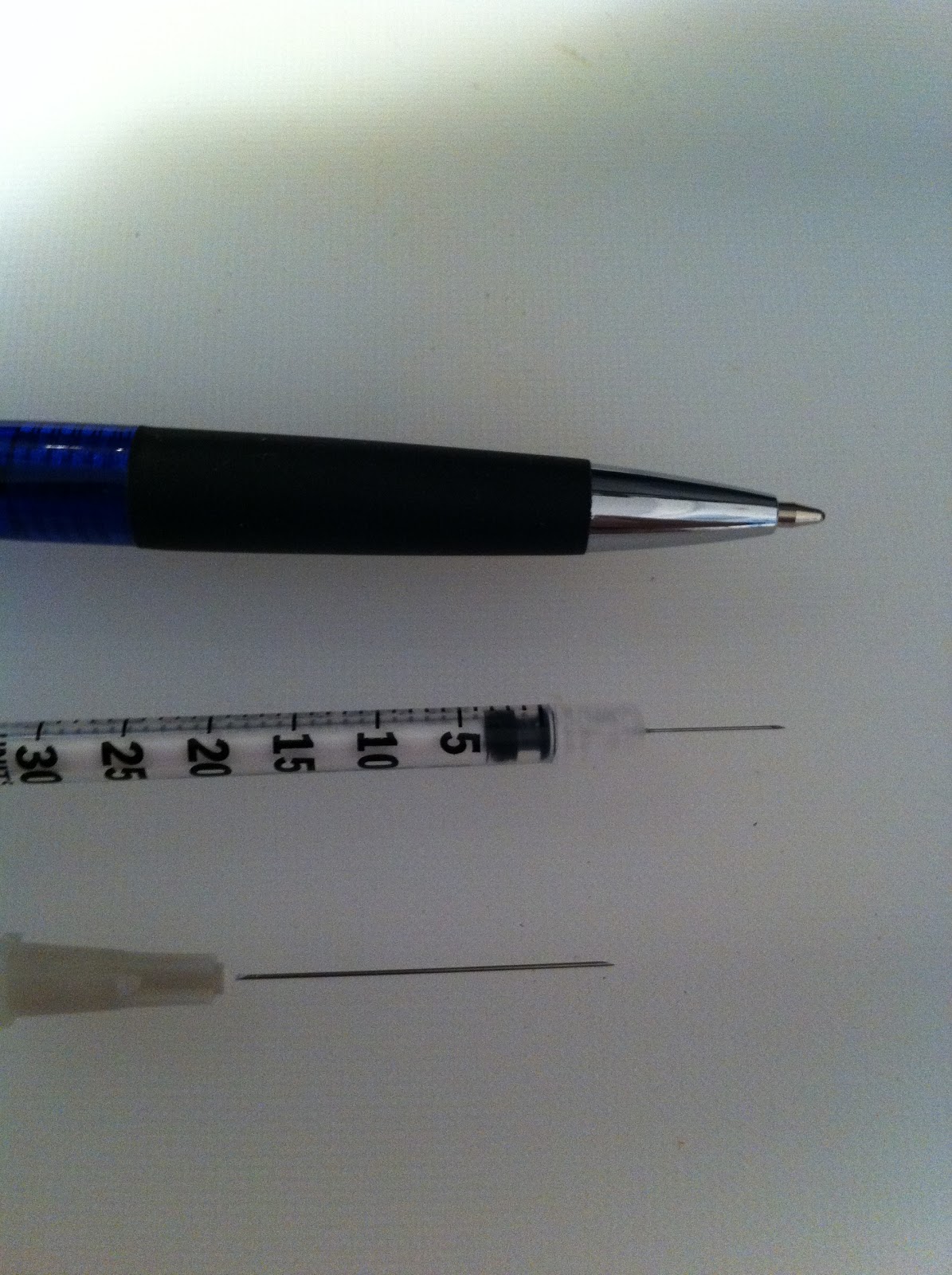 Advanced Aesthetics Botox, the bottles, needles, etc.