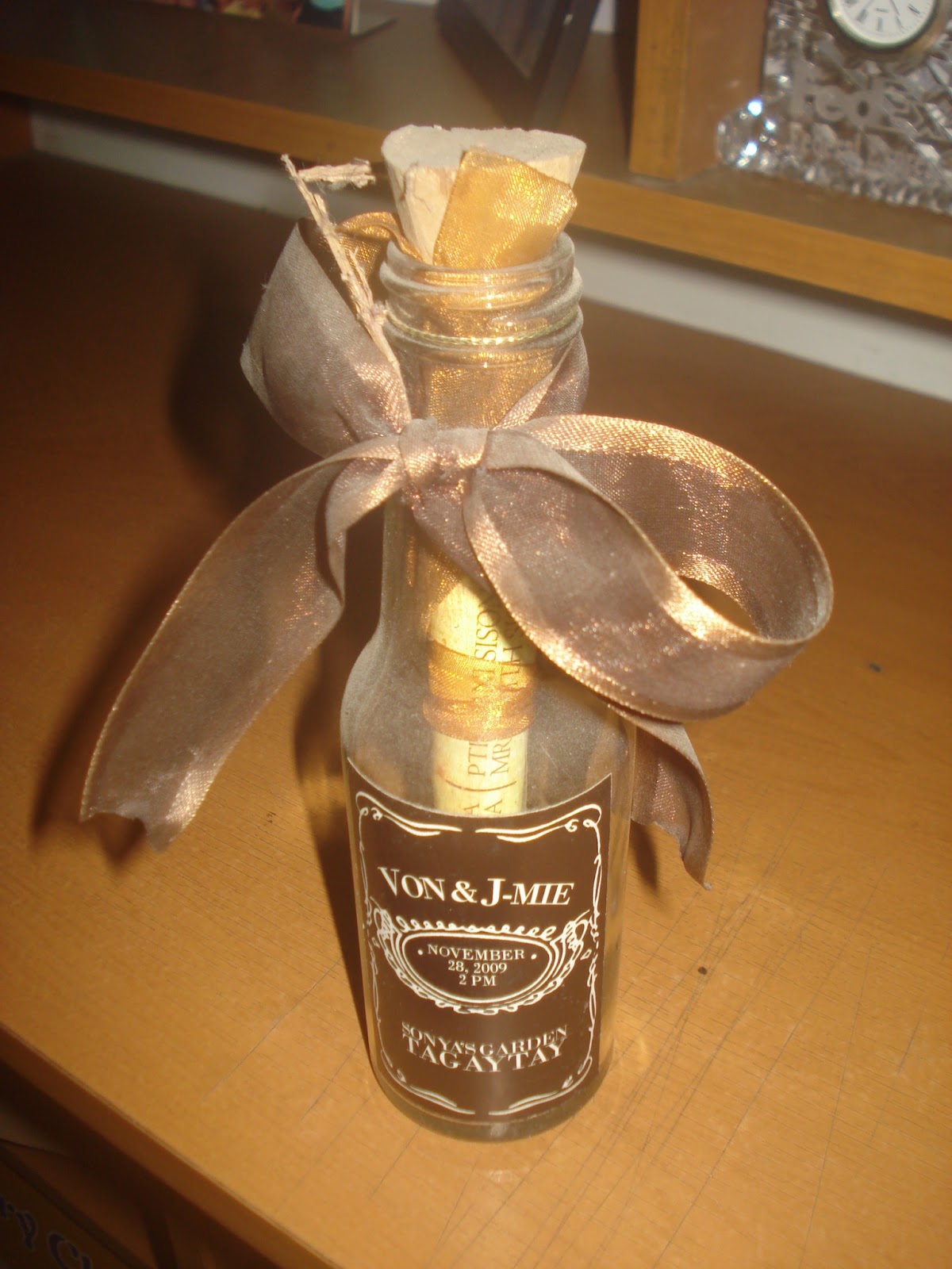 Tipid Party! Wedding Invitation in a bottle