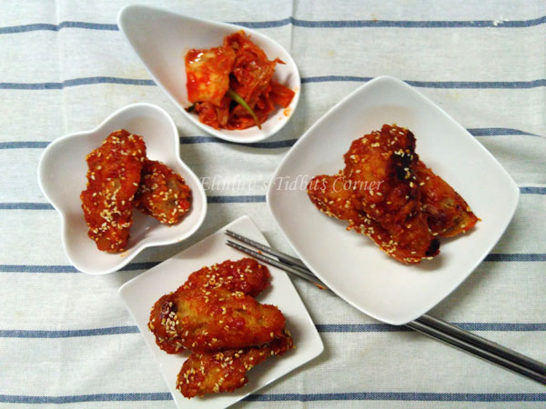 Elinluv's Tidbits Corner: Korean Fried Chicken -yangnyeom ...