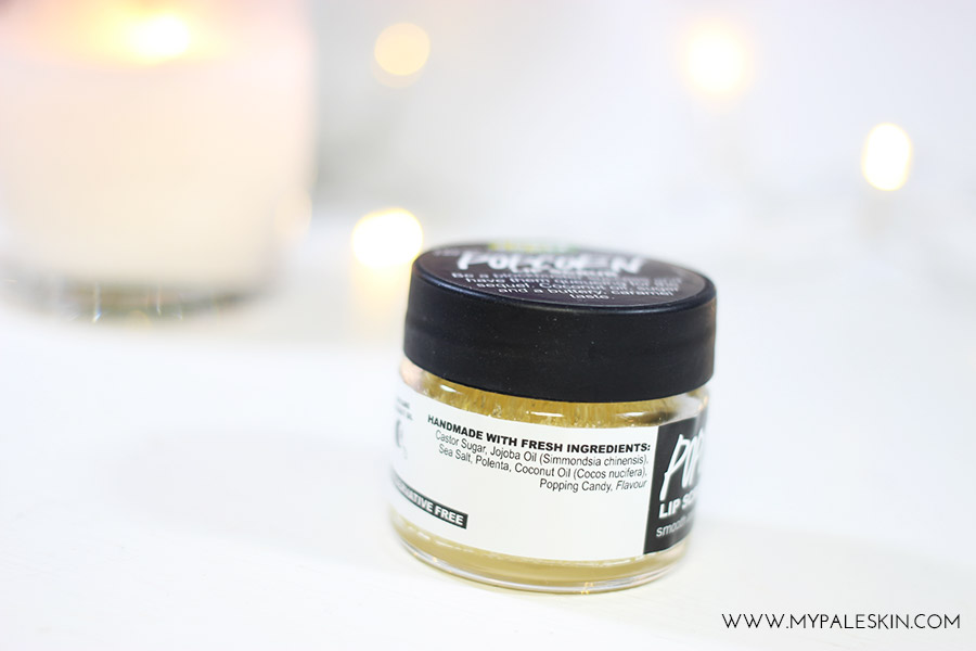 Lush Popcorn Lip Scrub Review Lush Popcorn Lip Scrub Review