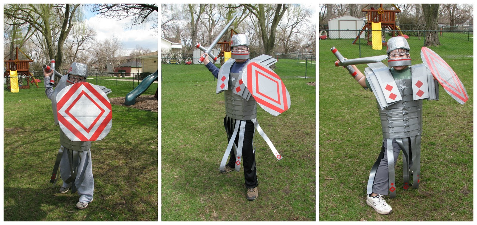 Adventures of D and V Adventures in Crafts Knight In Shining Duct