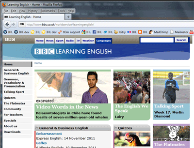 english websites