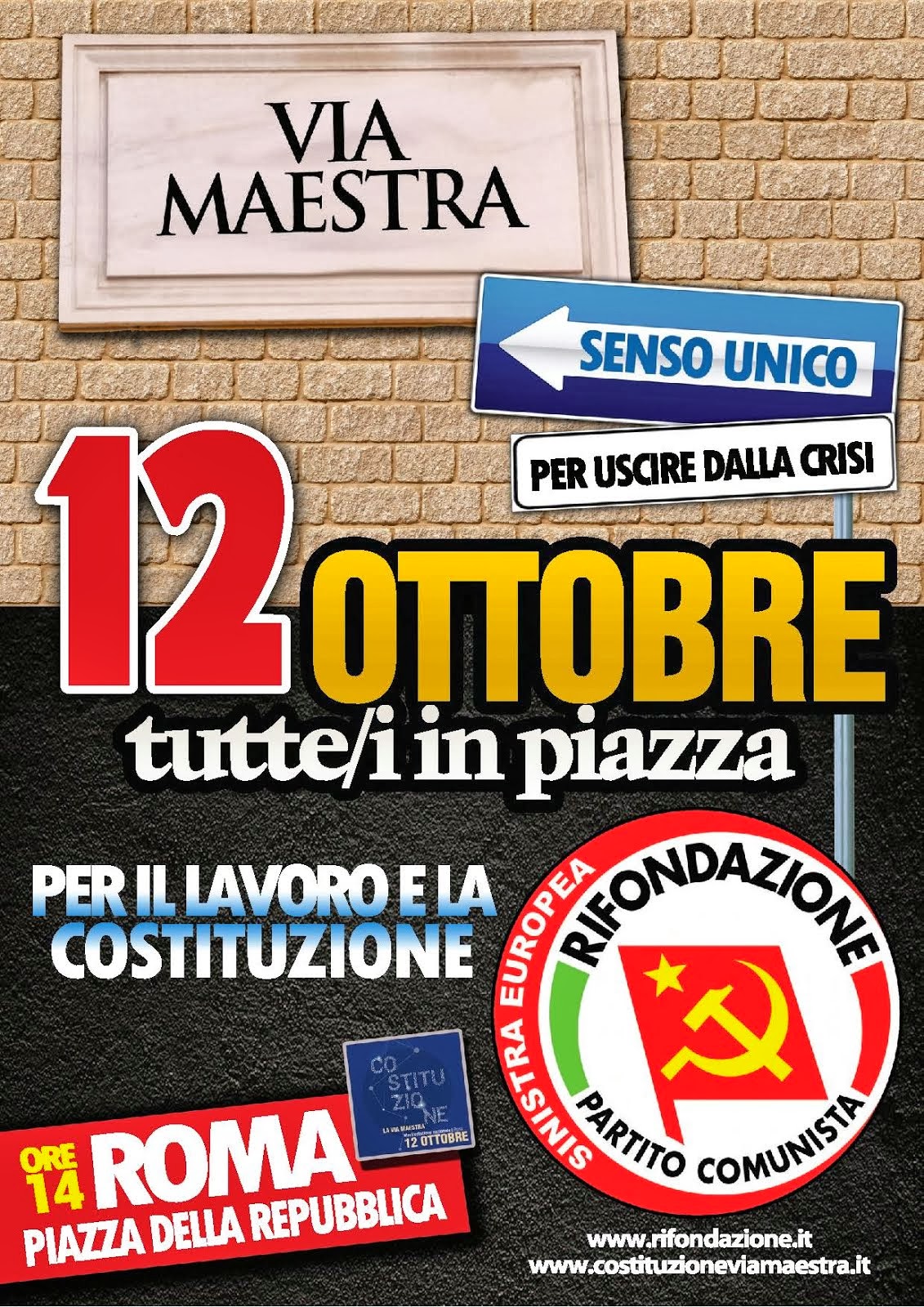 Per la democrazia e il lavoro