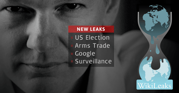 WikiLeaks Promises to Publish Leaks on US Election, Arms Trade, Google and Surveillance WikiLeaks Promises to Publish Leaks on US Election, Arms Trade, Google and Surveillance