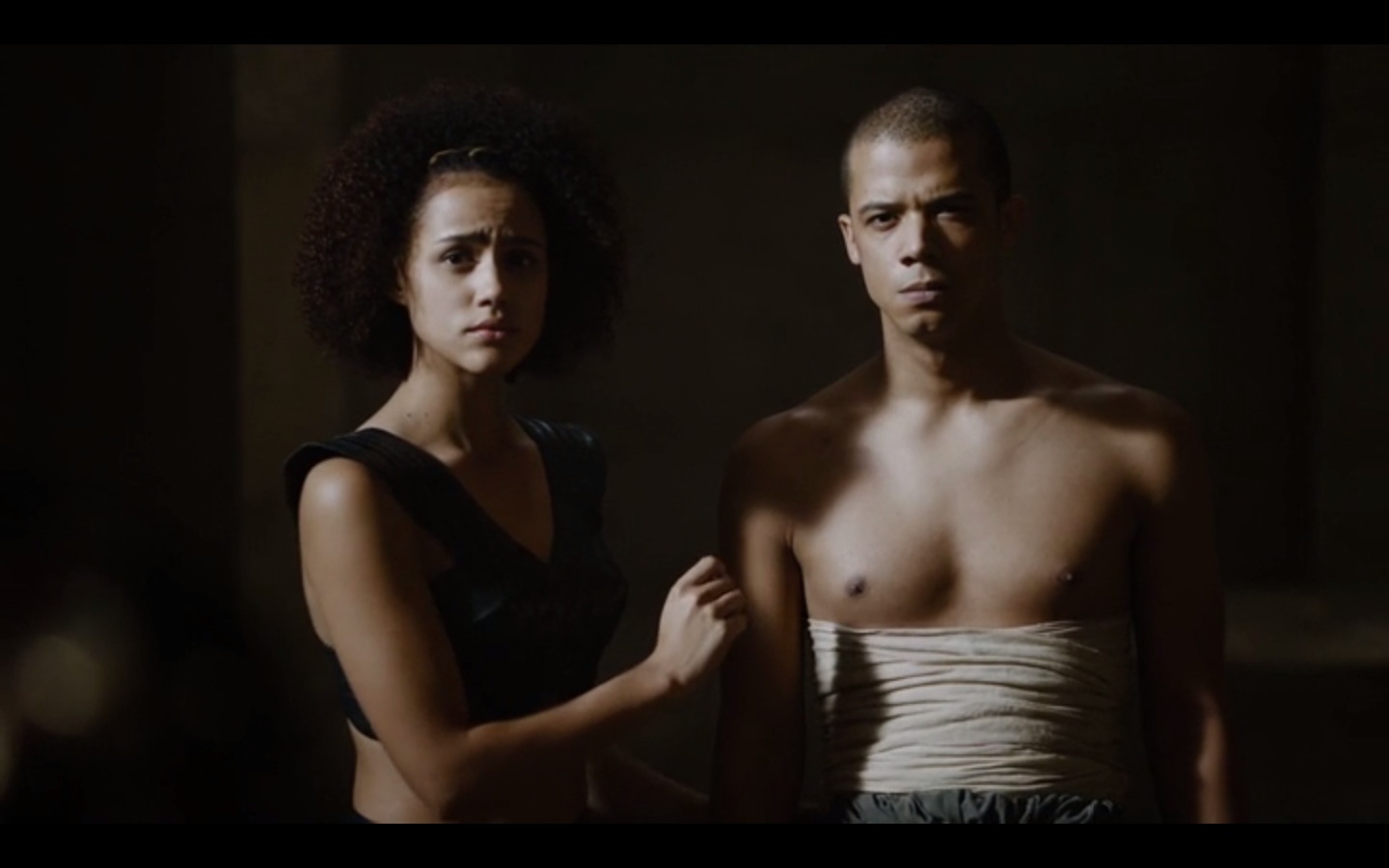 Game of Thrones 5x10 - Jacob Anderson & Naked Extra.