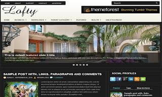 Lofty Blogger Template