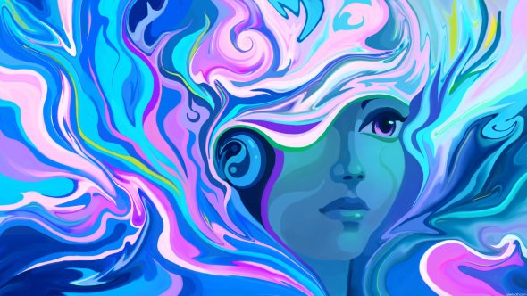 As surreais, coloridas e psicodélicas pinturas digitais de mulheres de Alex Tooth Alex Tooth deviantart ilustrações mulheres surreal psicodélicas coloridas
