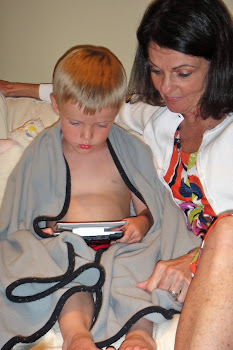 Gigi and Stone playing the DS