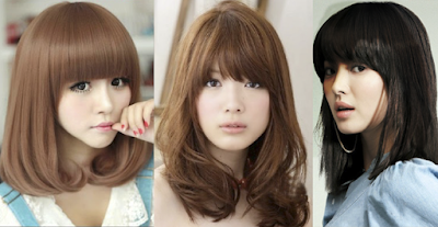 model rambut sebahu ala Korea model rambut sebahu ala Korea