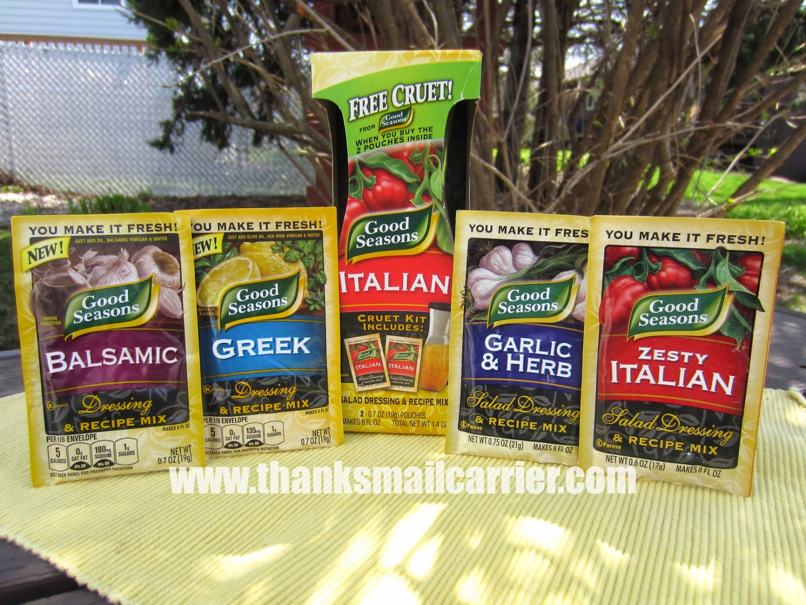 Thanks, Mail Carrier Enjoying Fresh Summer Salads with the GOOD