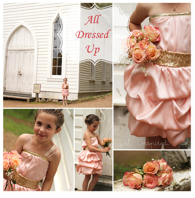 All Dressed Up Girl's Formal Design girl. Inspired.