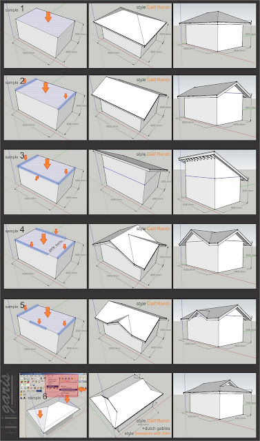 tutorial instant roof sketchup