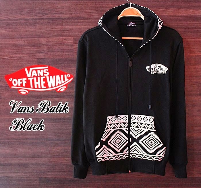 Jaket Vans Batik Black - Leris shop