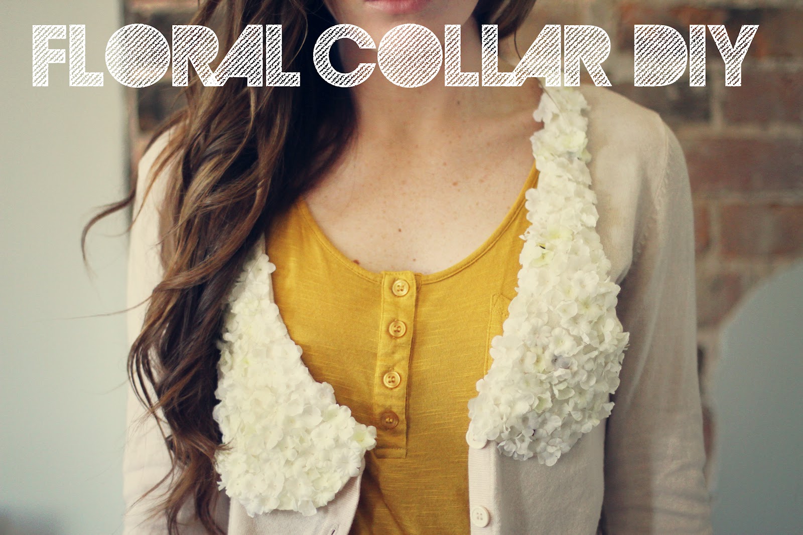 Sincerely, Kinsey Floral Collar DIY
