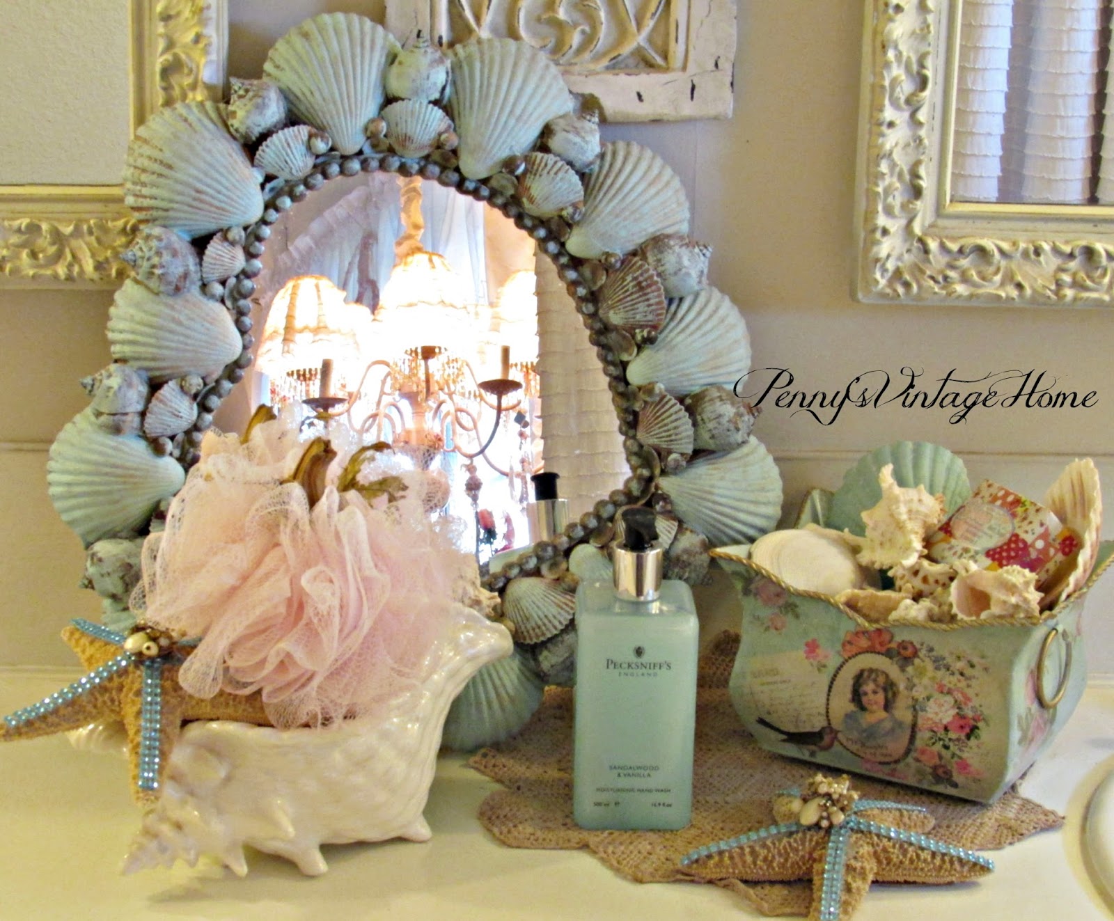 Penny's Vintage Home Recycling Mesh Shower Pouf's