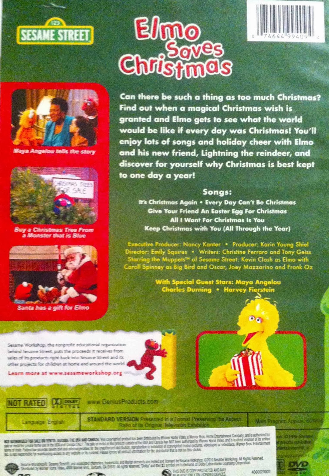 sesame street elmo saves christmas dvd www topsimages com elmo saves christmas dvd