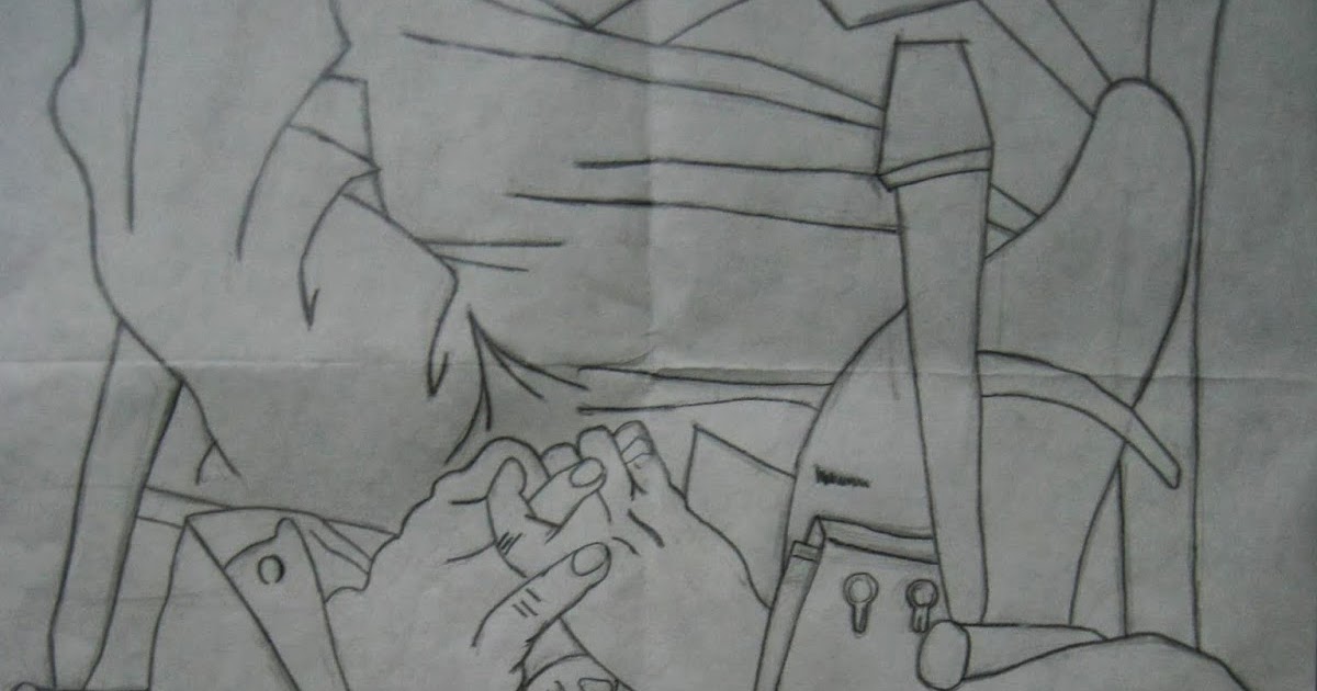 Upside Down Contour Line Drawing : Contour drawing quot upside down picasso