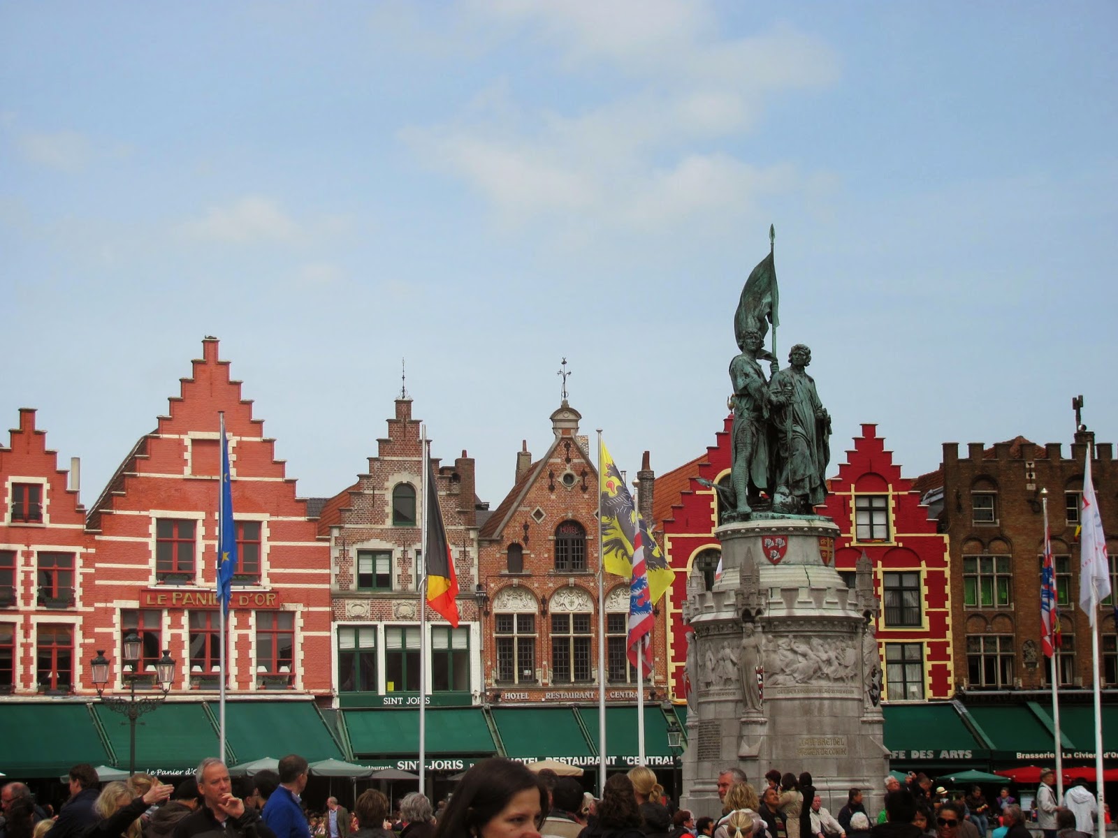 Bruges Market Square Bruges Market Square Belgium