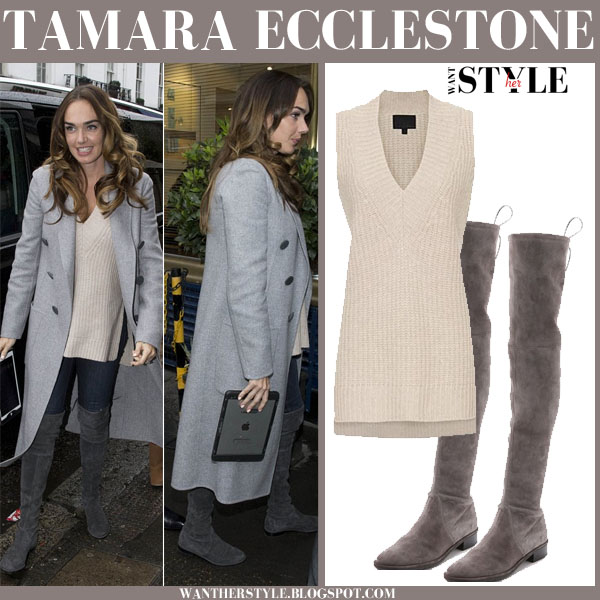 grey stuart weitzman over the knee boots