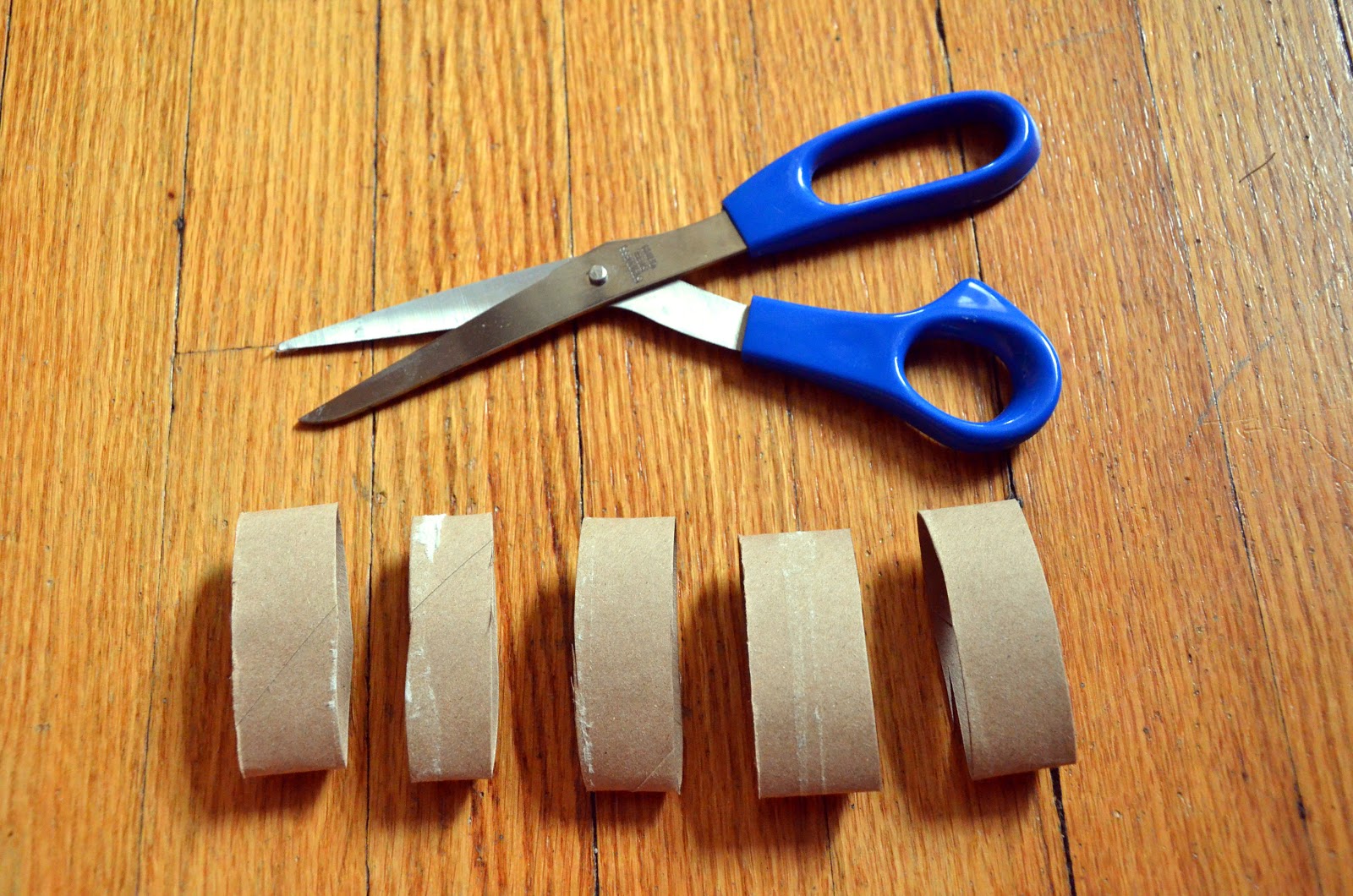 Hello There Handmade DIY Blog Easy Home Decor Repurposed Paper Roll Wall Art Project