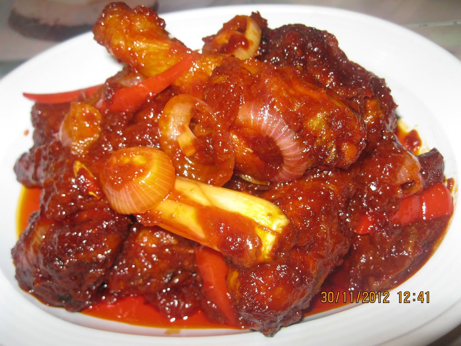 RESEPI CIKGU ANI AYAM MASAK MERAH