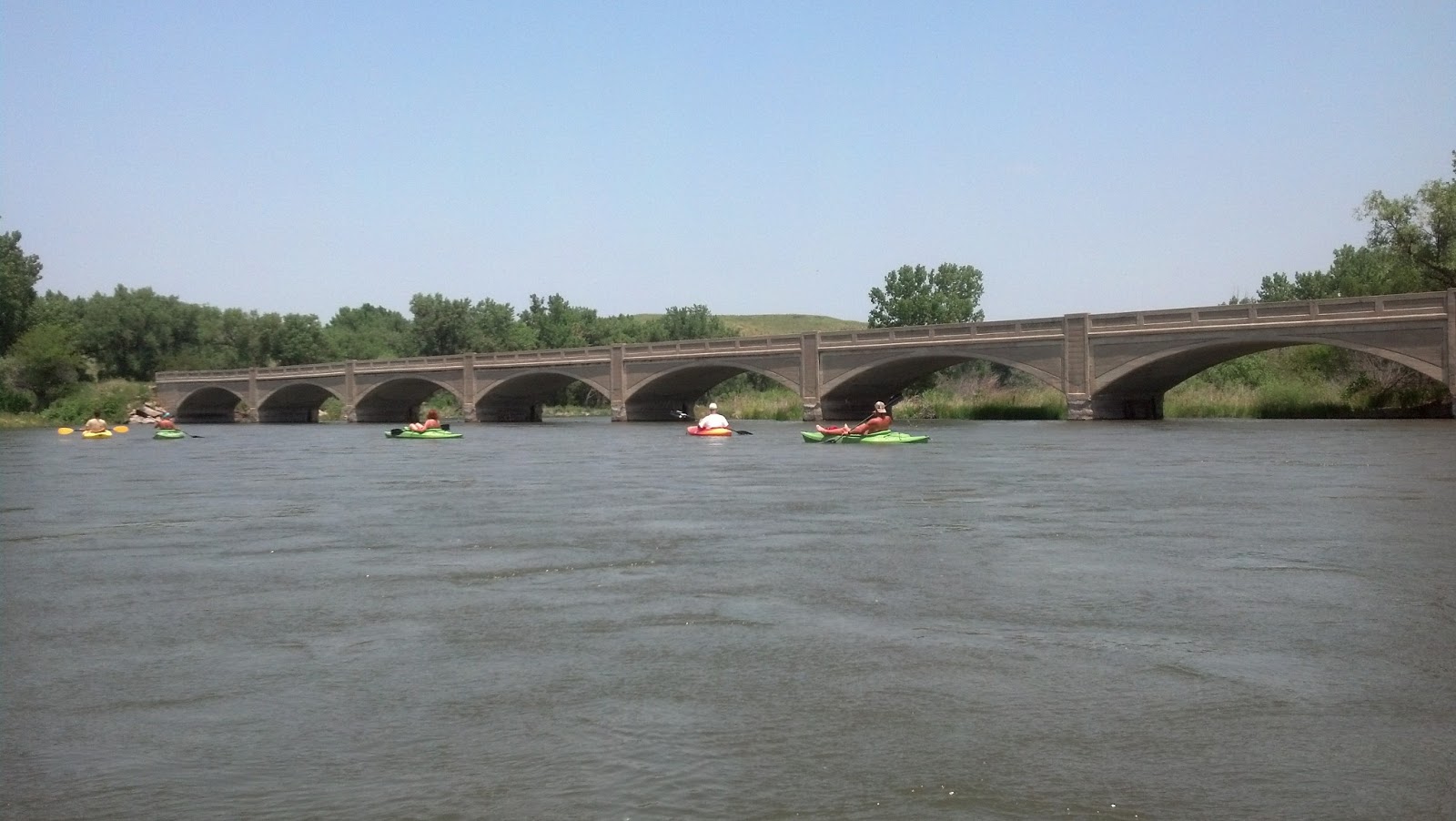 High water on the North Platte