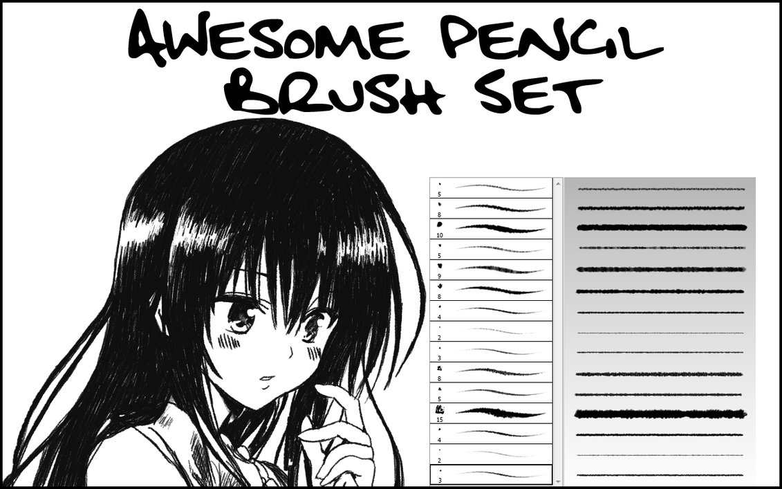 sketch brushes for photoshop