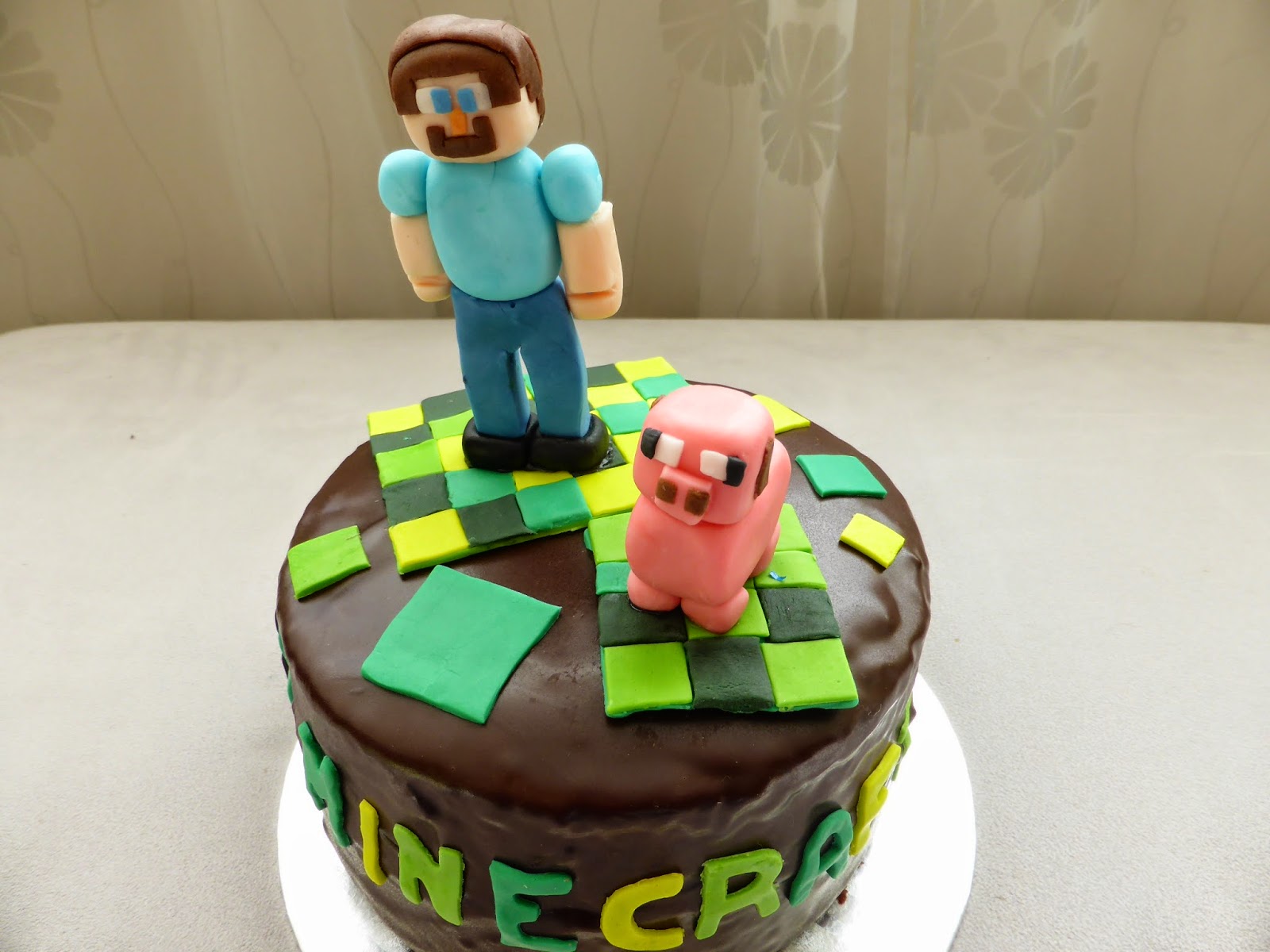 Karins leckerer backzauber: motivtorte "minecraft"