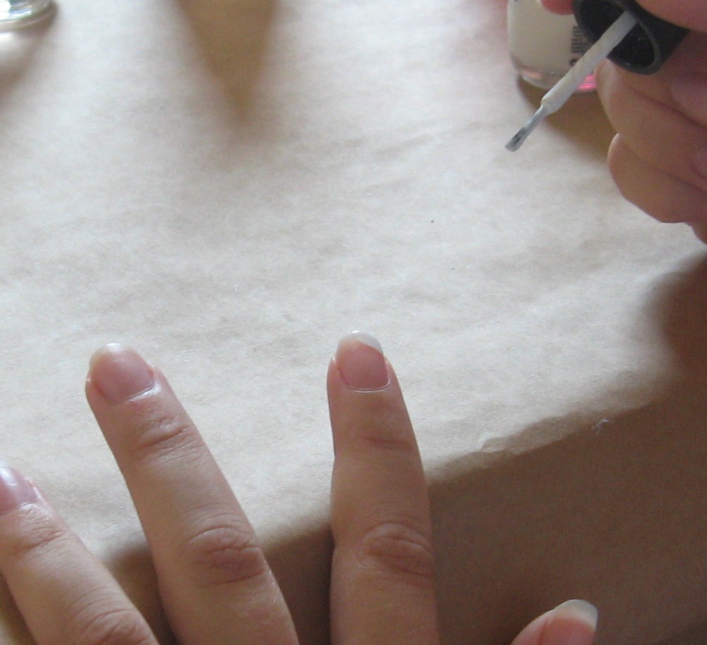 Crafts After College: Three Ways for French Tipped Nails