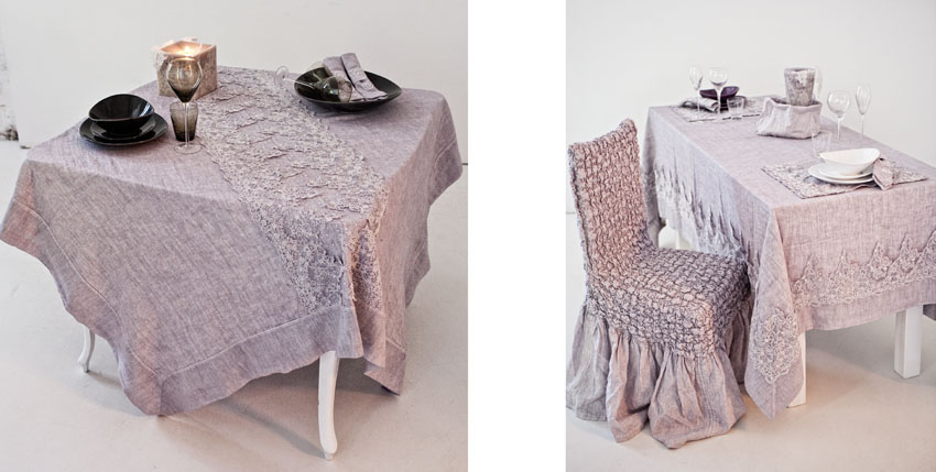 Beadboard UpCountry: Arte Pura, Elegant Table Linen