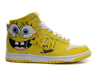 cartoon character nike dunks