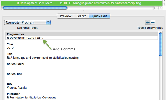 R Tutorial Series R Tutorial Series Citing R with EndNote