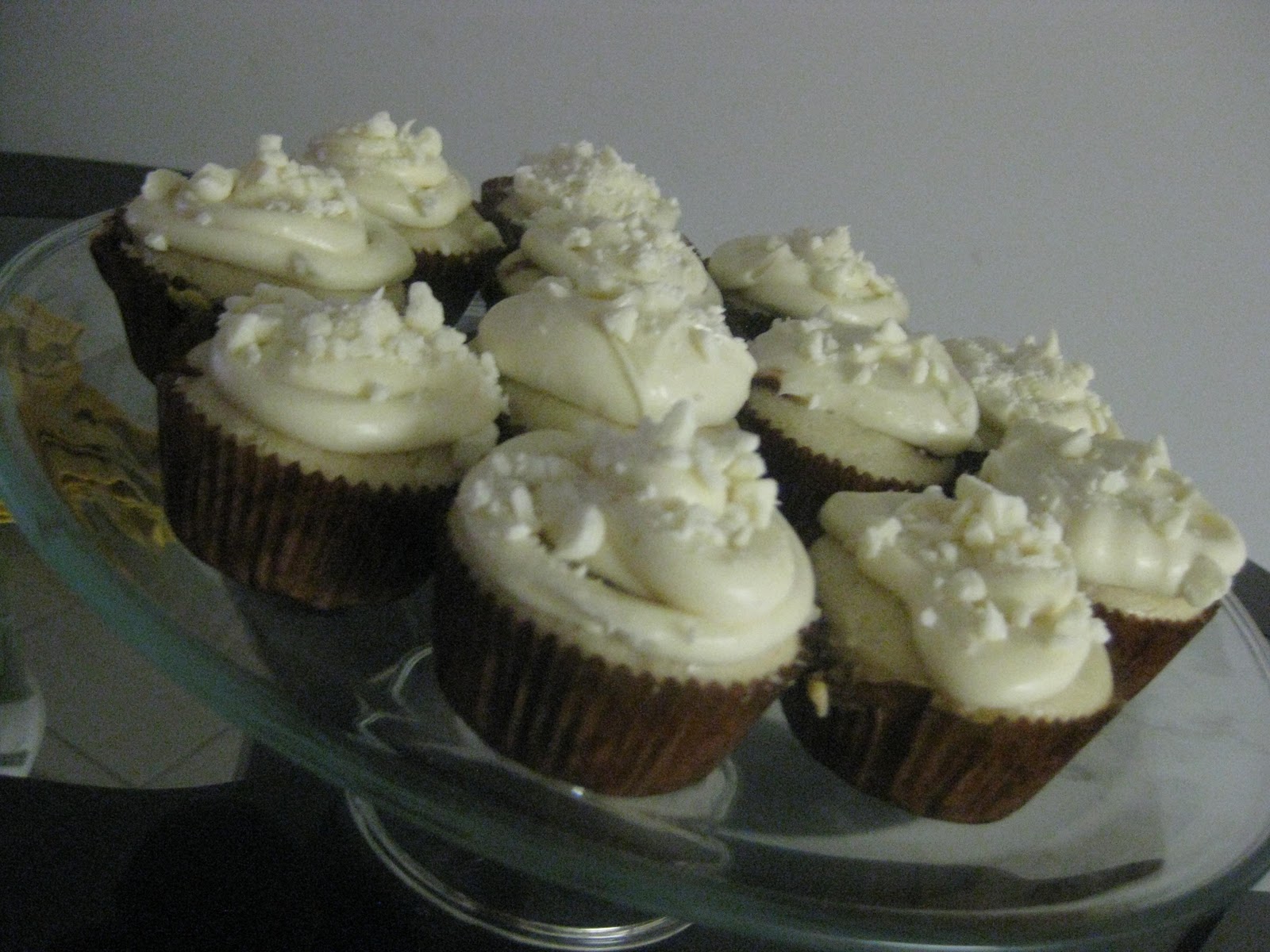 Thoughts of Love White Chocolate Cupcakes with Truffle Filling