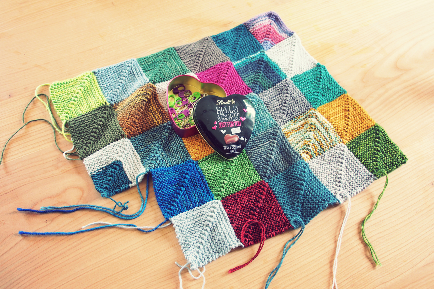 Schnickschnack Currently knitting Memory Blanket