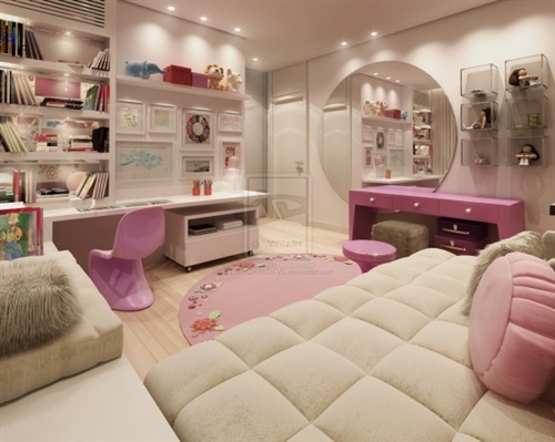 AZUL & BLUE: Dormitorios en rosa y muy fashion
