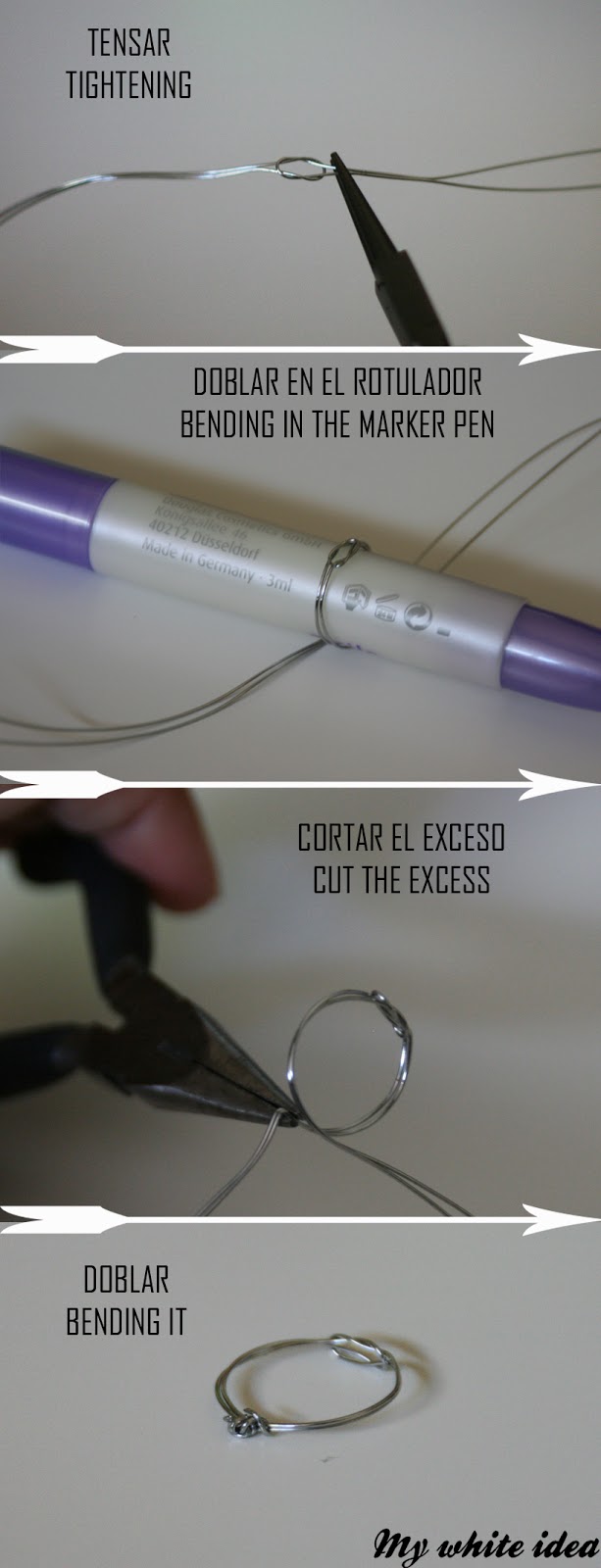 WIRE KNOT RING DIY MY WHITE IDEA DIY