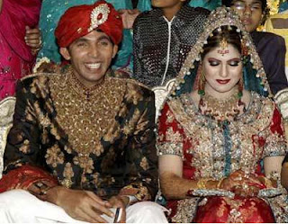 Pakistani Celebrity Wedding Pictures on Pakistani Crickter M Asif Wedding Pictures Cricket Players With