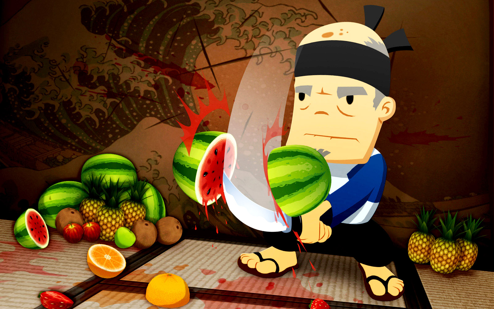 Fruit ninja all blades and backgrounds
