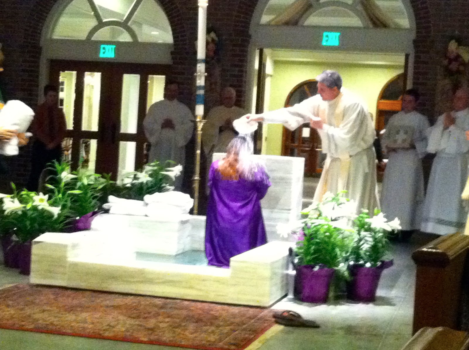 Dan Cirucci Baptism By Immersion? In A CATHOLIC Church?